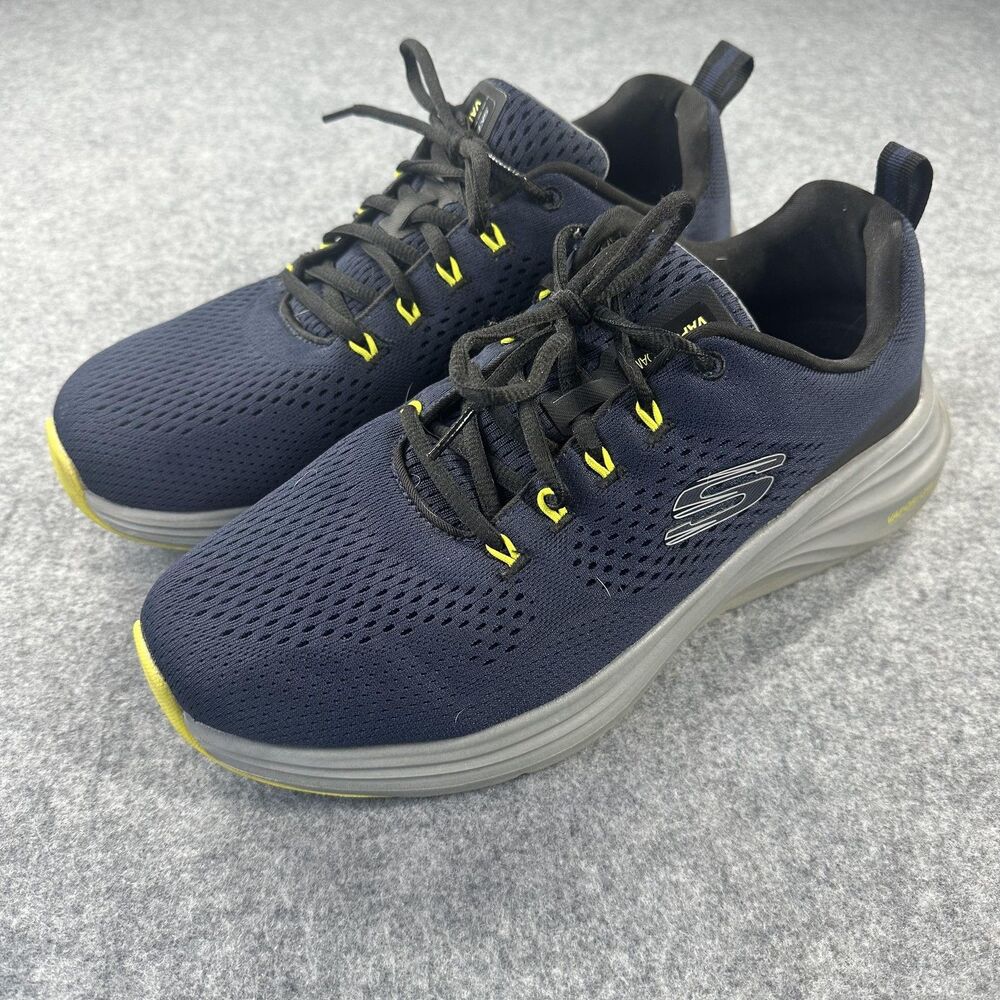 Skechers Vaporfoam Shoes Mens Sz 9.5 Blue Memory Foam Athletic Sneakers 232625